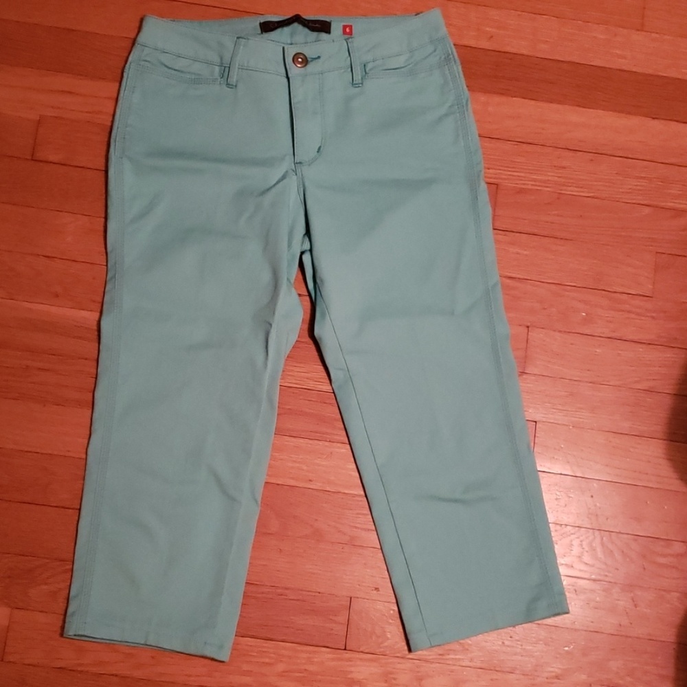 Light Blue Christopher Blue Capris,  Size 6